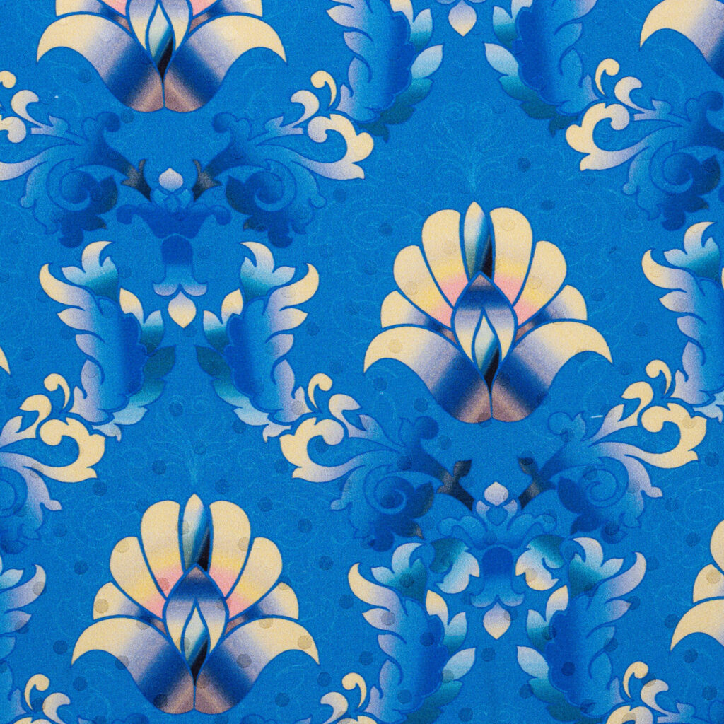 JACQUARD DAMASCA BLUE