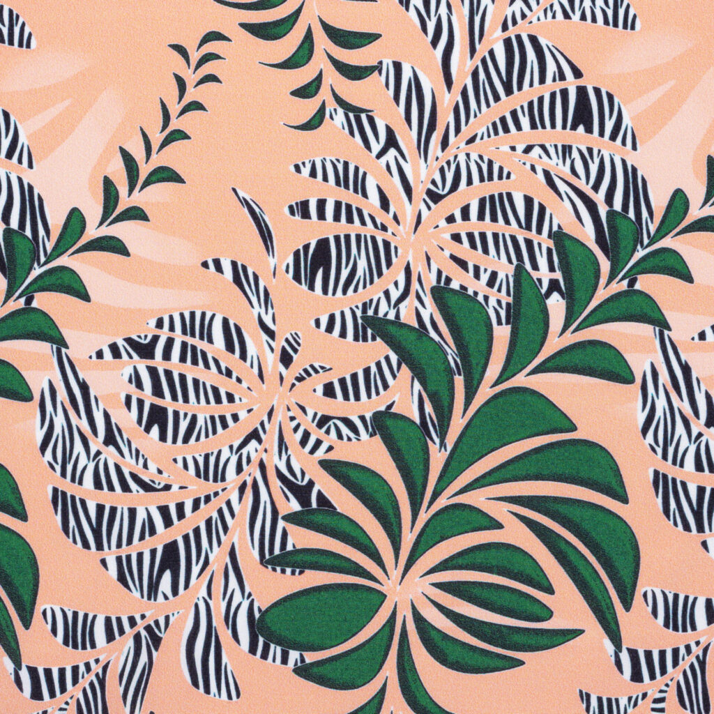 SATIN OCTAVIA GREEN PEACH