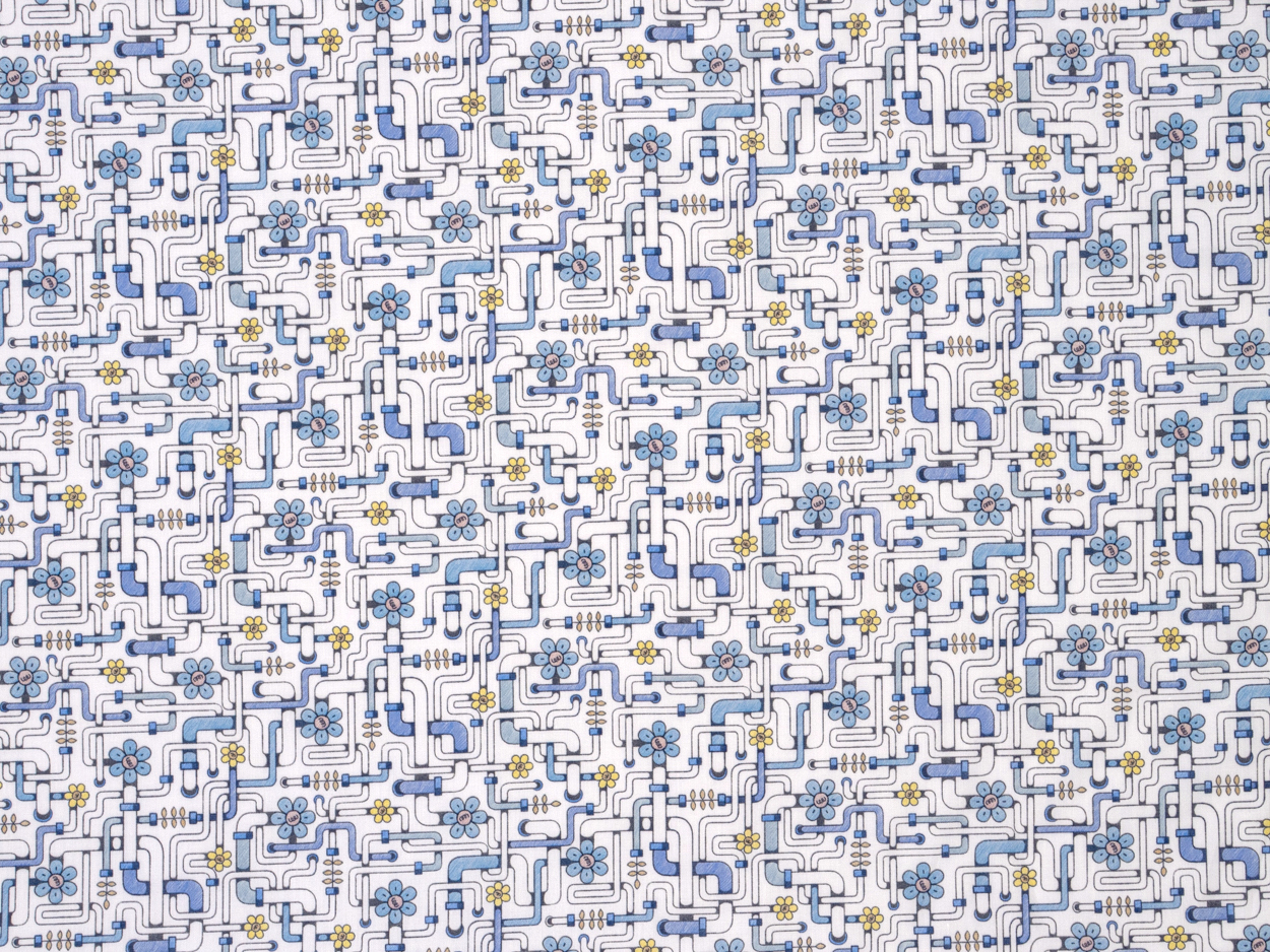 Pipe Dream C Tana Lawn® Cotton Shaukat Fabrics