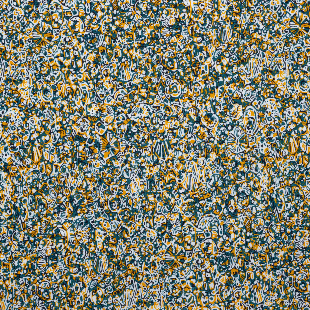 SEASONAL ABSTRACT YELLOW BLUE