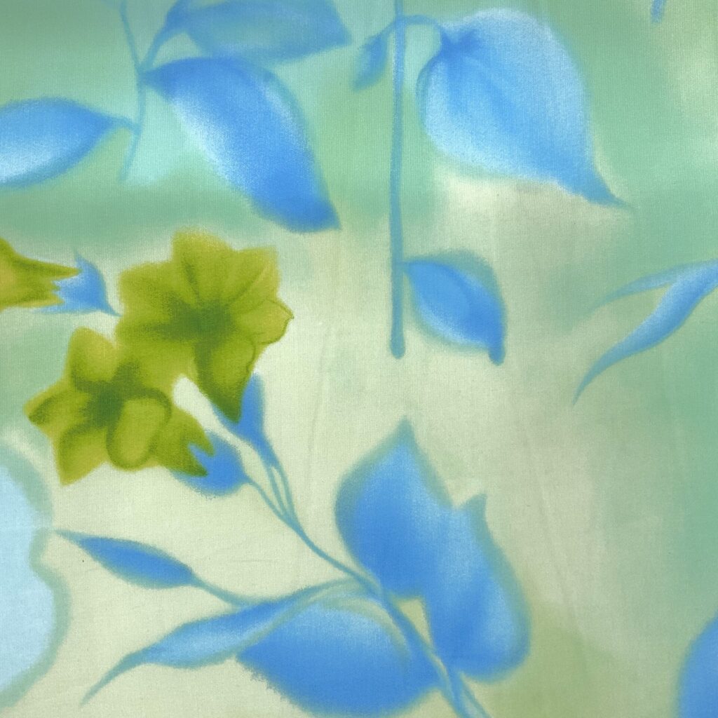 A POLY CREPE BOUQUET BLUE GREEN IMG_6473