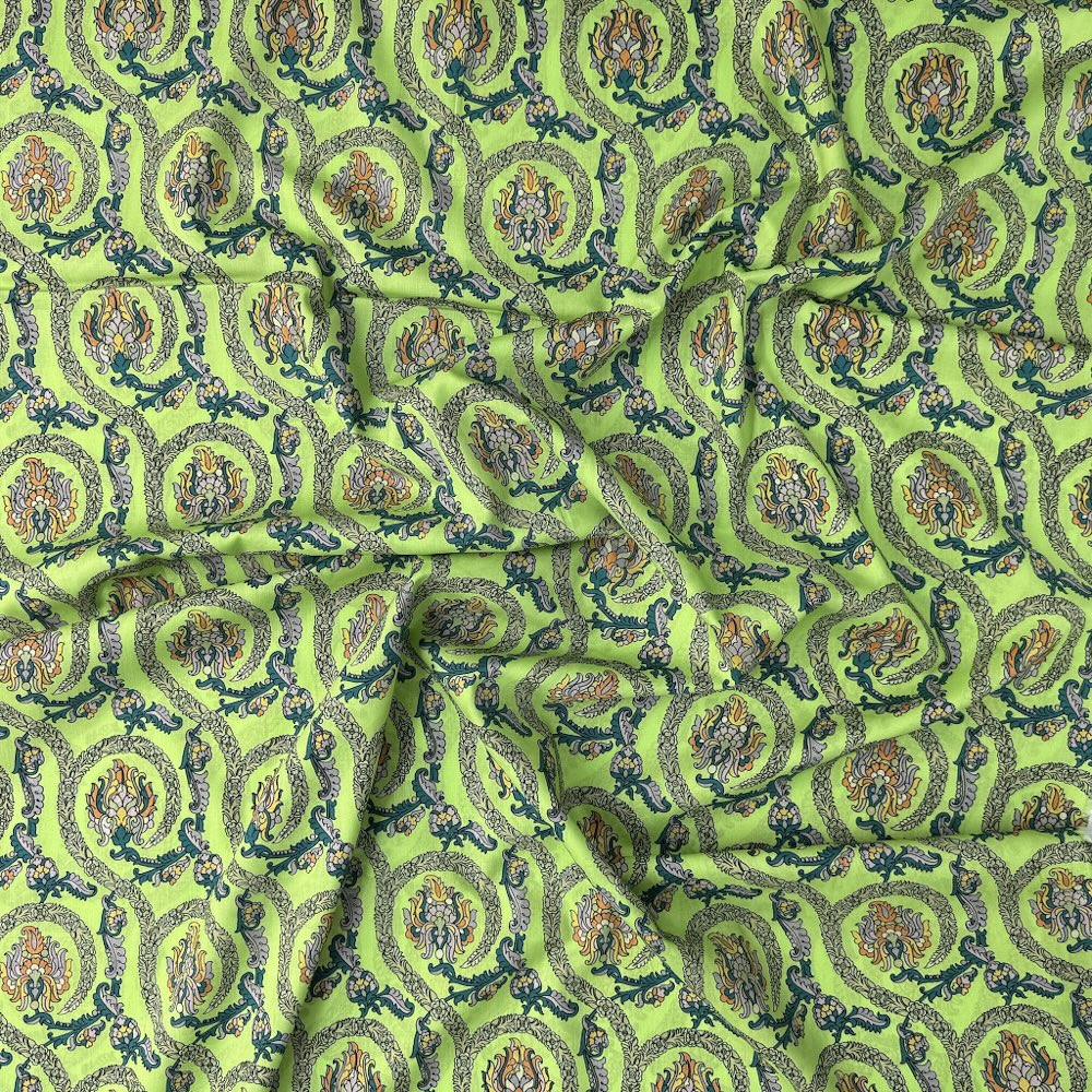 Shaukat Rind Damask Floral Pattern B Shaukat New Cotton Collection - Shaukat Fabrics
