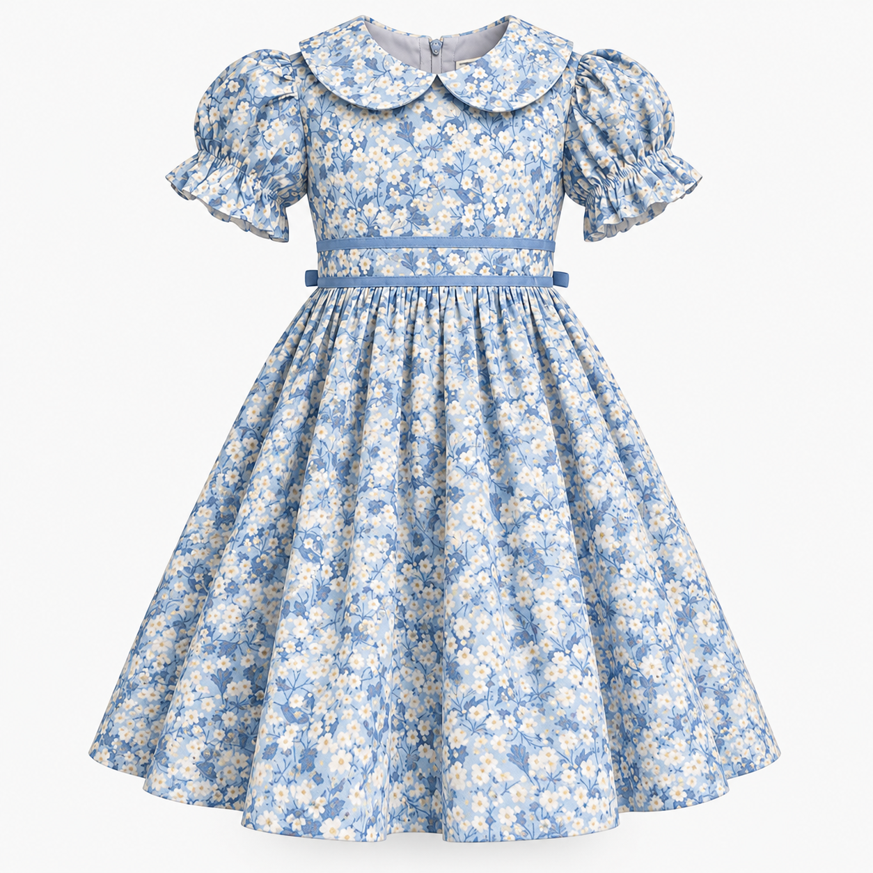 FLORAL BLUE Dress