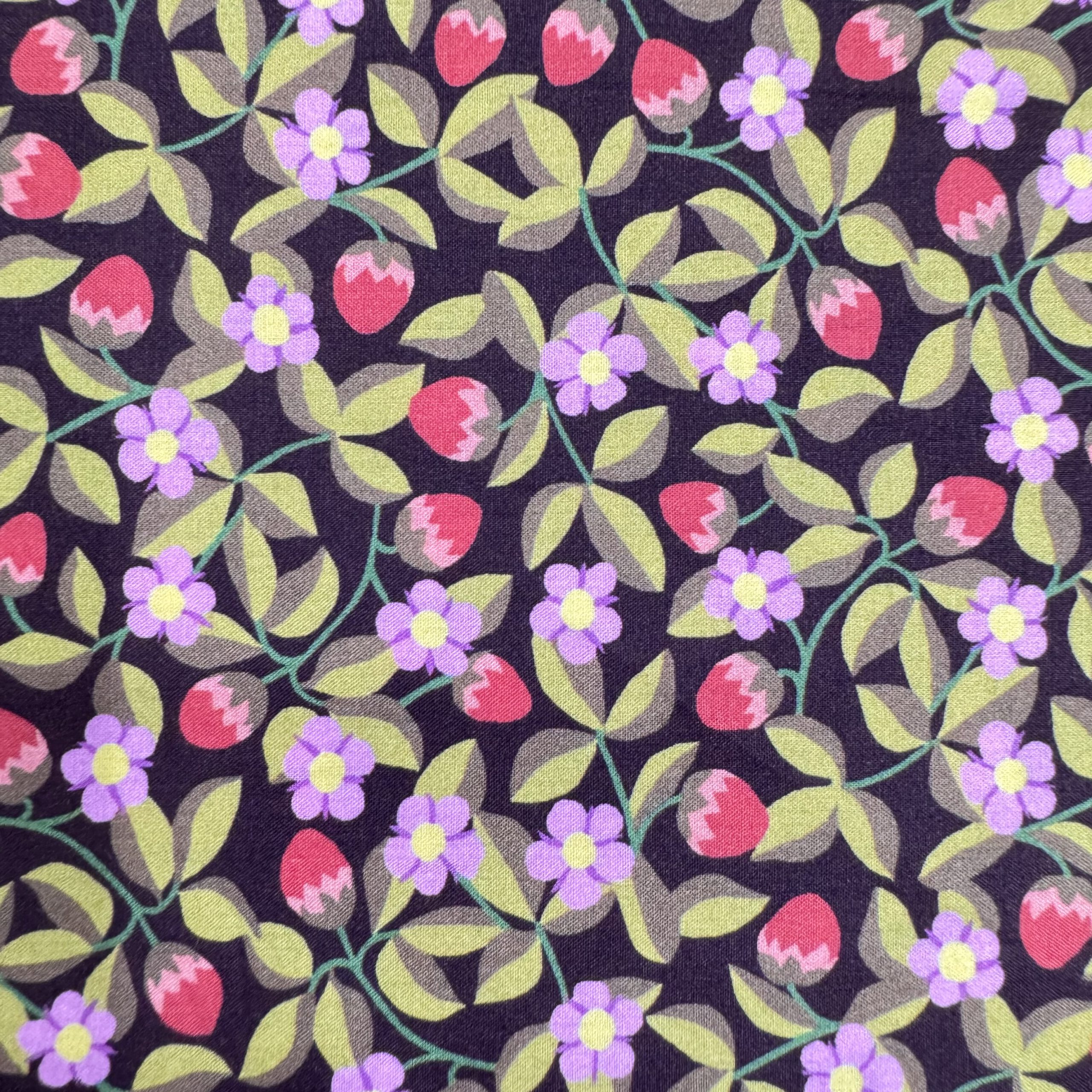 Kelmscott Strawberries c -THE ART OF MAY MORRIS -Liberty Tana Lawn®
