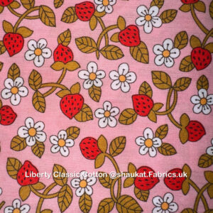 strawberries and cream c -Liberty Classic Tana Lawn™ Cotton